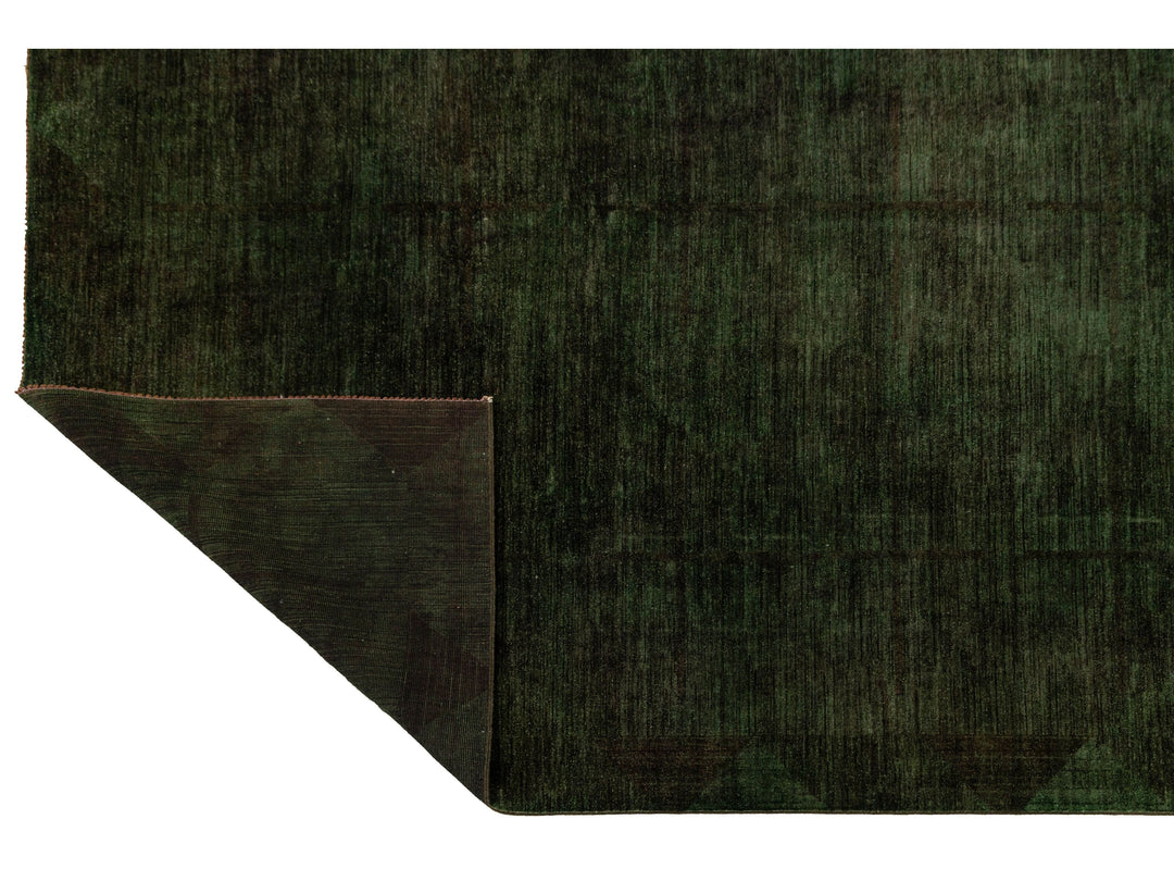 Modern Overdyed Wool Rug 9 X 11