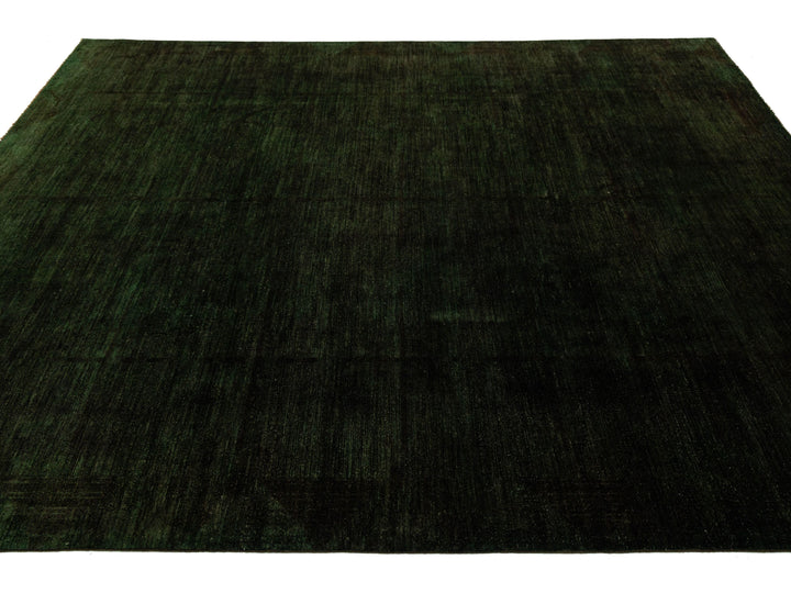 Modern Overdyed Wool Rug 9 X 11