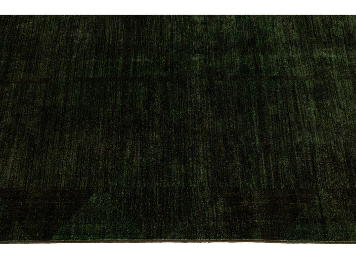 Modern Overdyed Wool Rug 9 X 11