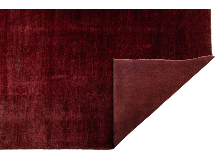 Modern Overdyed Wool Rug 9 X 11