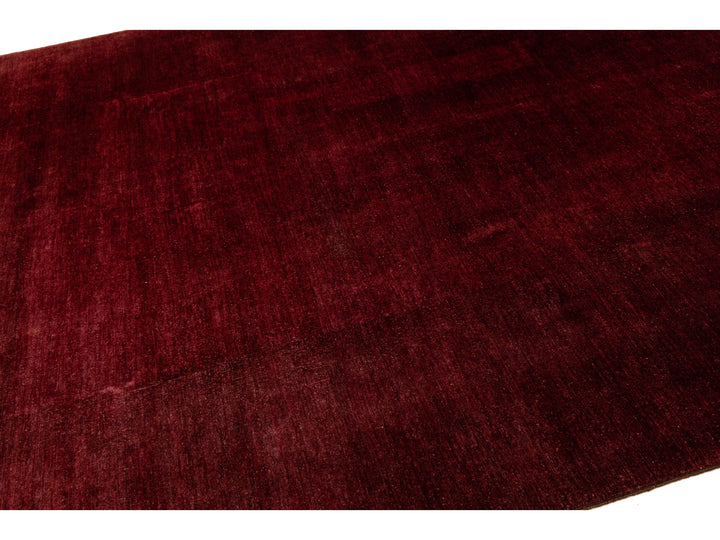 Modern Overdyed Wool Rug 9 X 11