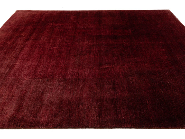 Modern Overdyed Wool Rug 9 X 11