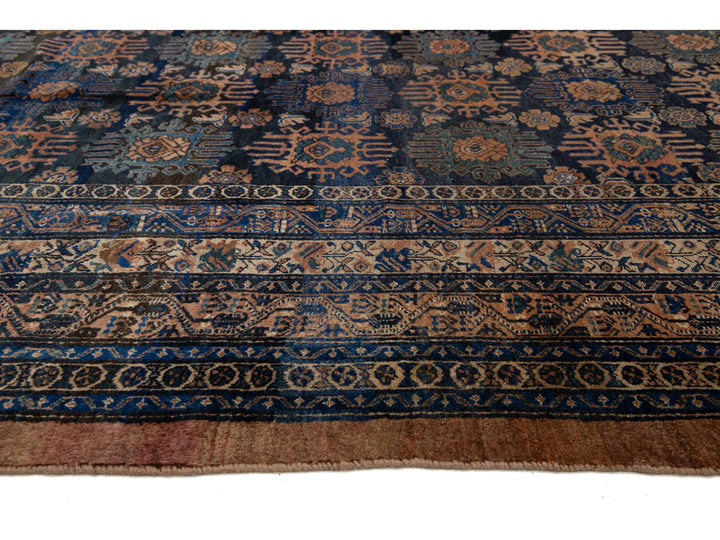 Antique Persian Hamadan Wool Rug 10 X 13