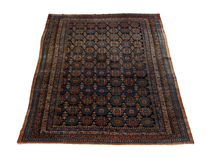 Antique Persian Hamadan Wool Rug 10 X 13