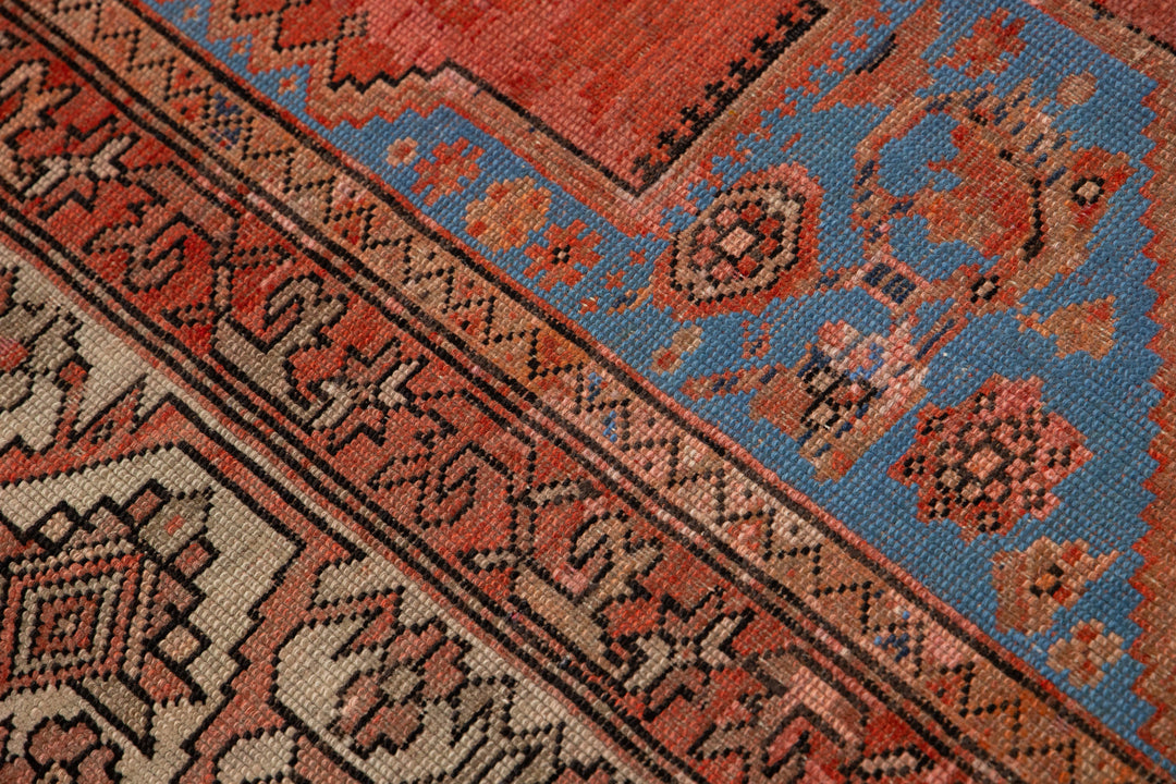 Antique Persian Bakshaish Wool Runner Rug 7 X 20