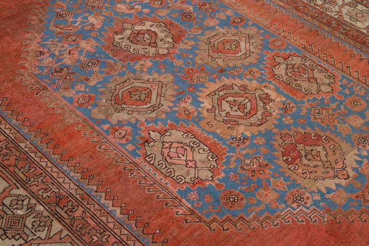 Antique Persian Bakshaish Wool Runner Rug 7 X 20