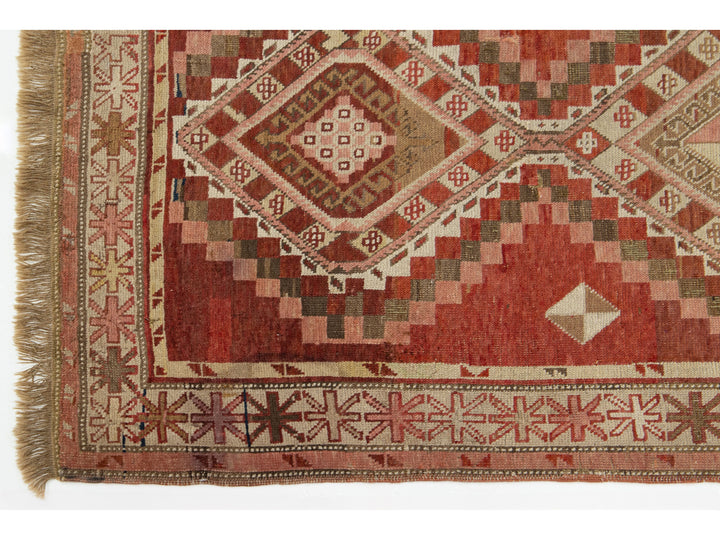 Antique Malayer Wool Runner Rug 4 X 16