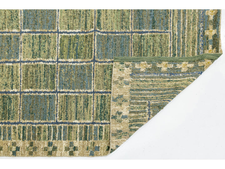 Modern Scandinavian Wool Rug 9 X 12
