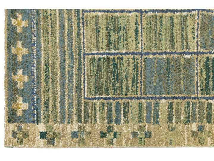 Modern Scandinavian Wool Rug 9 X 12