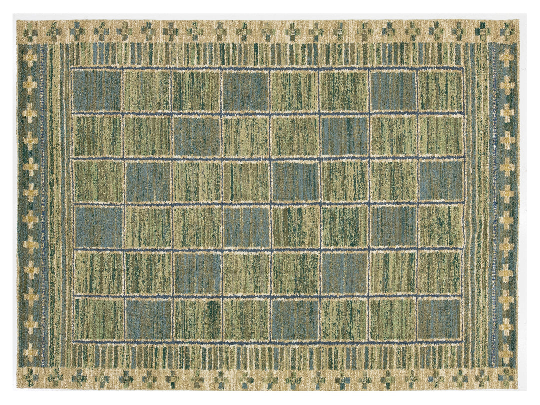 Modern Scandinavian Wool Rug 10 X 14