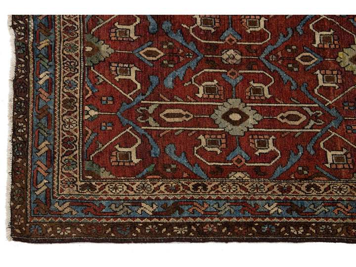 Antique Persian Shirvan Wool Rug 4 X 6