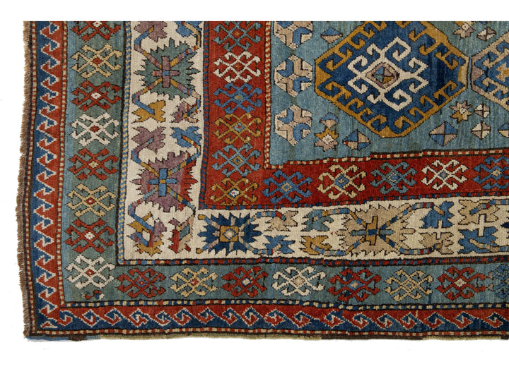 Antique Persian Shirvan Wool Runner Rug 5 X 10