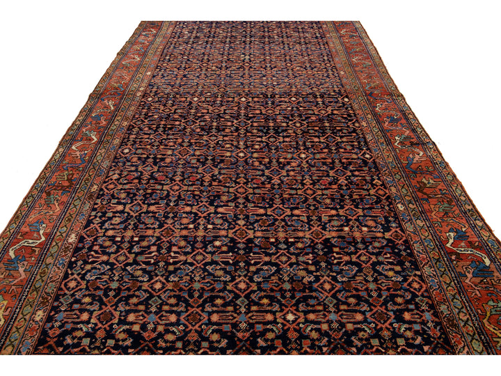 Antique Persian Malayer Wool Rug 7 X 14