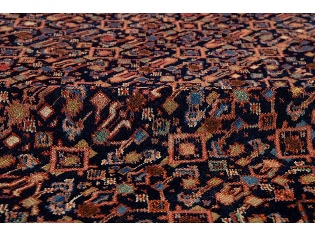 Antique Persian Malayer Wool Rug 7 X 14