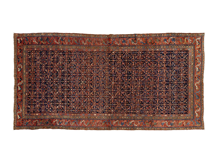 Antique Persian Malayer Wool Rug 7 X 14