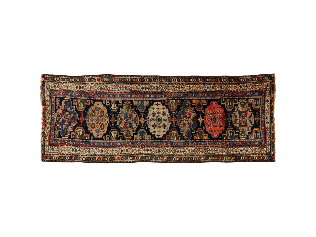 Antique Persian Malayer Wool Runner Rug 4 X 10