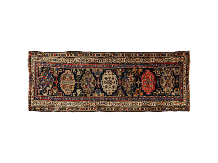 Antique Persian Malayer Wool Runner Rug 4 X 10