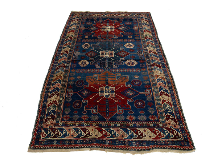 Antique Persian Shirvan Wool Rug 4 X 8