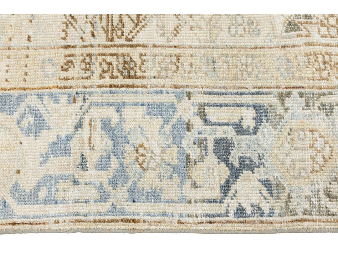 Antique Heriz Wool Rug 6 X 8