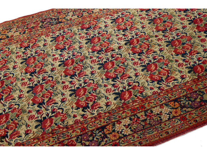 Antique Malayer Wool Rug 5 X 7