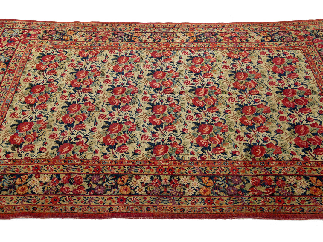 Antique Malayer Wool Rug 5 X 7
