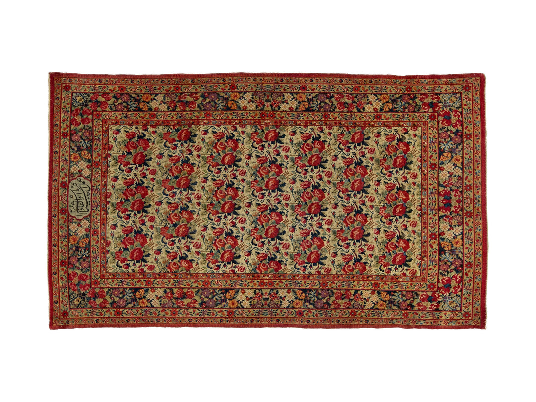 Antique Malayer Wool Rug 5 X 7