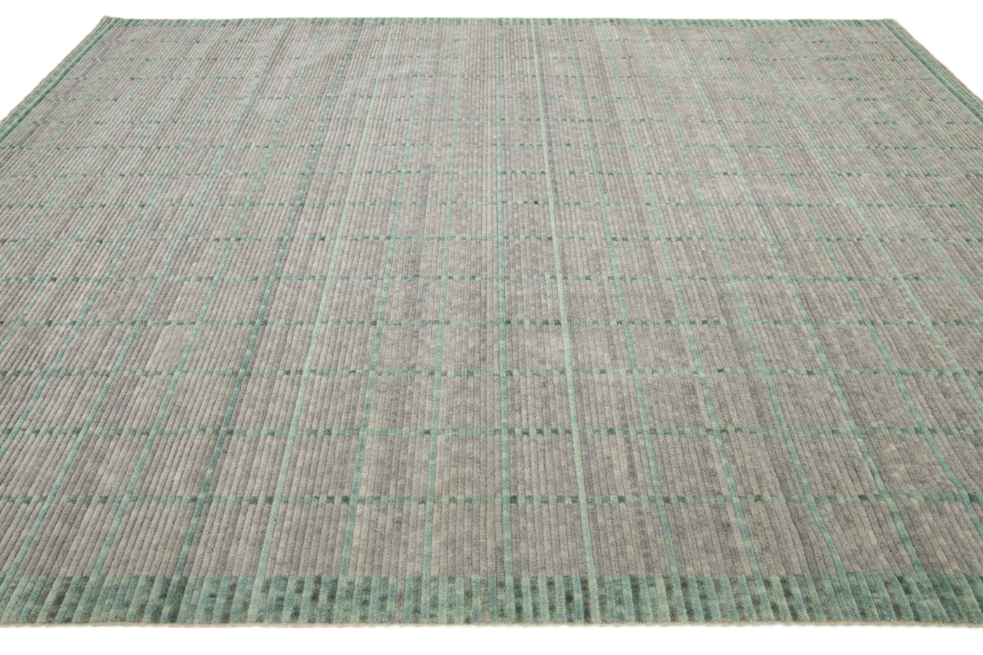 Modern Wool Rug 9 X 12