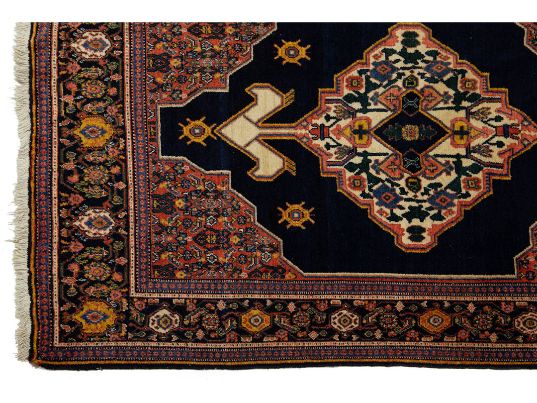 Antique Persian Malayer Wool Runner Rug 4 X 25