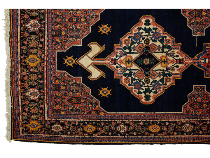 Antique Persian Malayer Wool Runner Rug 4 X 25