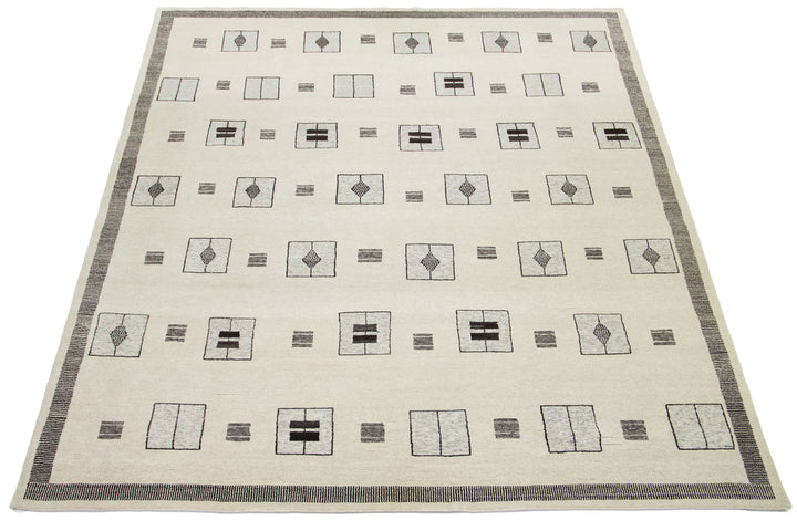 Modern Moroccan Wool Rug 12 X 15