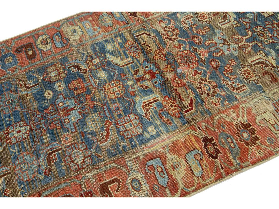 Antique Bidjar Wool Runner 3 X 13