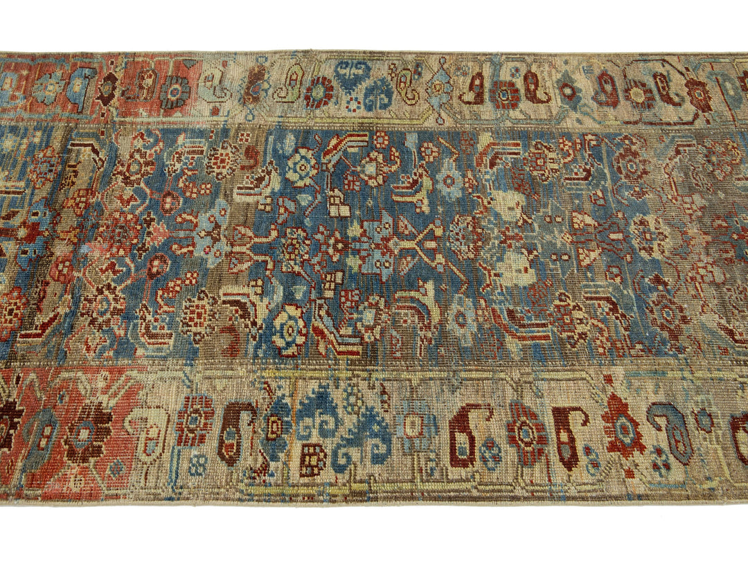Antique Bidjar Wool Runner 3 X 13