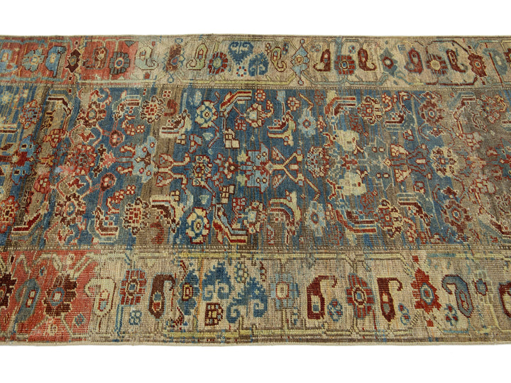 Antique Bidjar Wool Runner 3 X 13