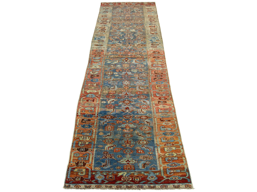 Antique Bidjar Wool Runner 3 X 13