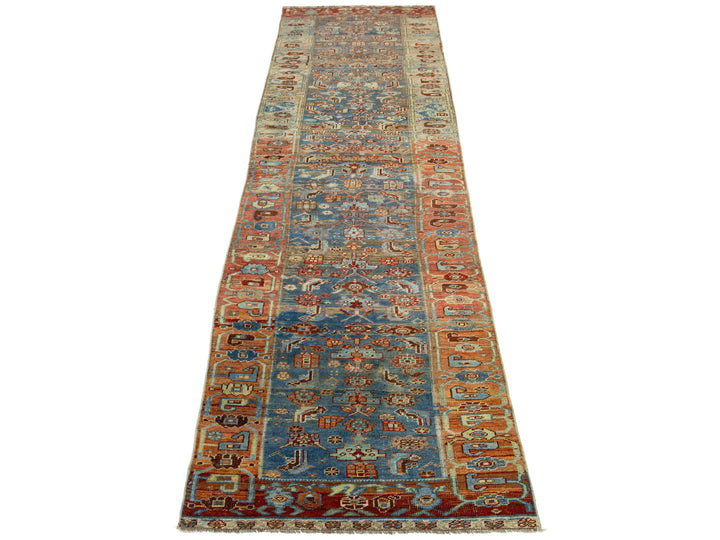 Antique Bidjar Wool Runner 3 X 13