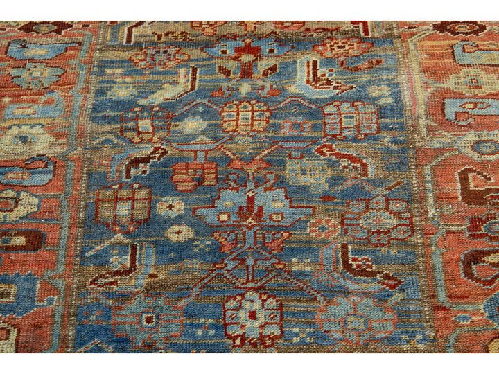 Antique Bidjar Wool Runner 3 X 13