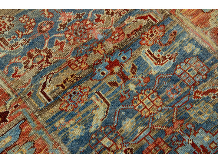 Antique Bidjar Wool Runner 3 X 13