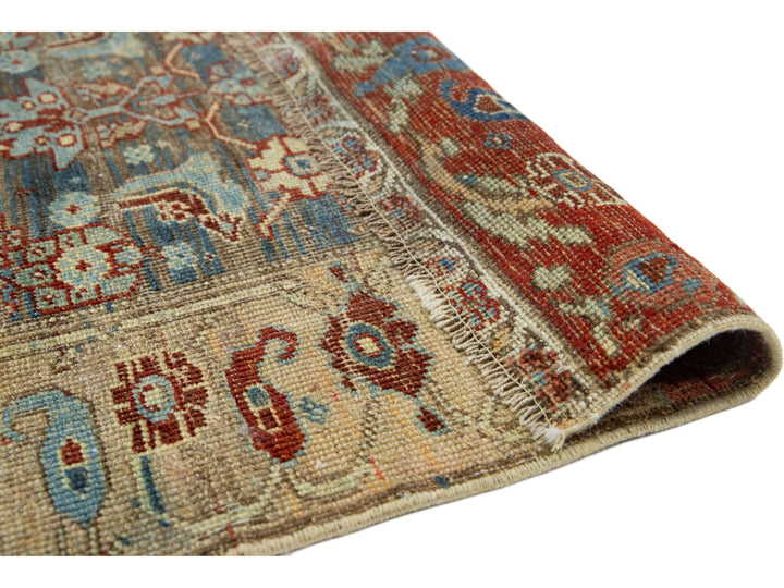 Antique Bidjar Wool Runner 3 X 13