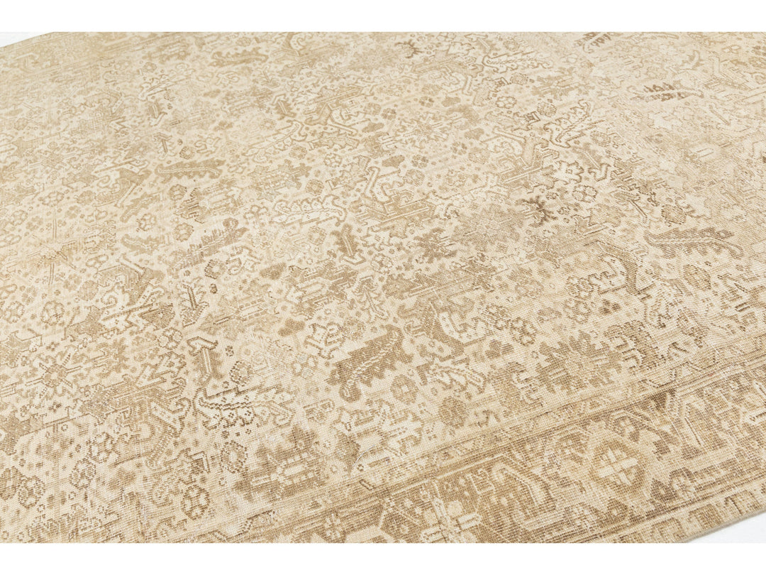 Antique Persian Heriz Wool Rug 8 X 10