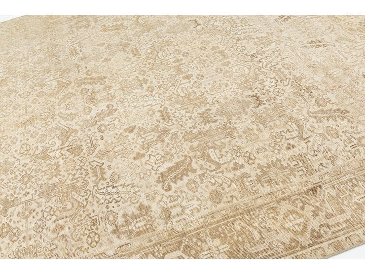 Antique Persian Heriz Wool Rug 8 X 10