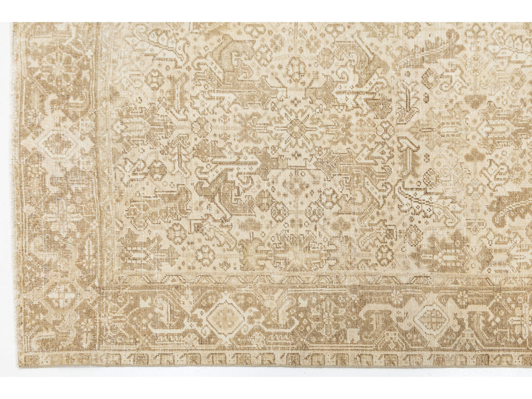 Antique Persian Heriz Wool Rug 8 X 10