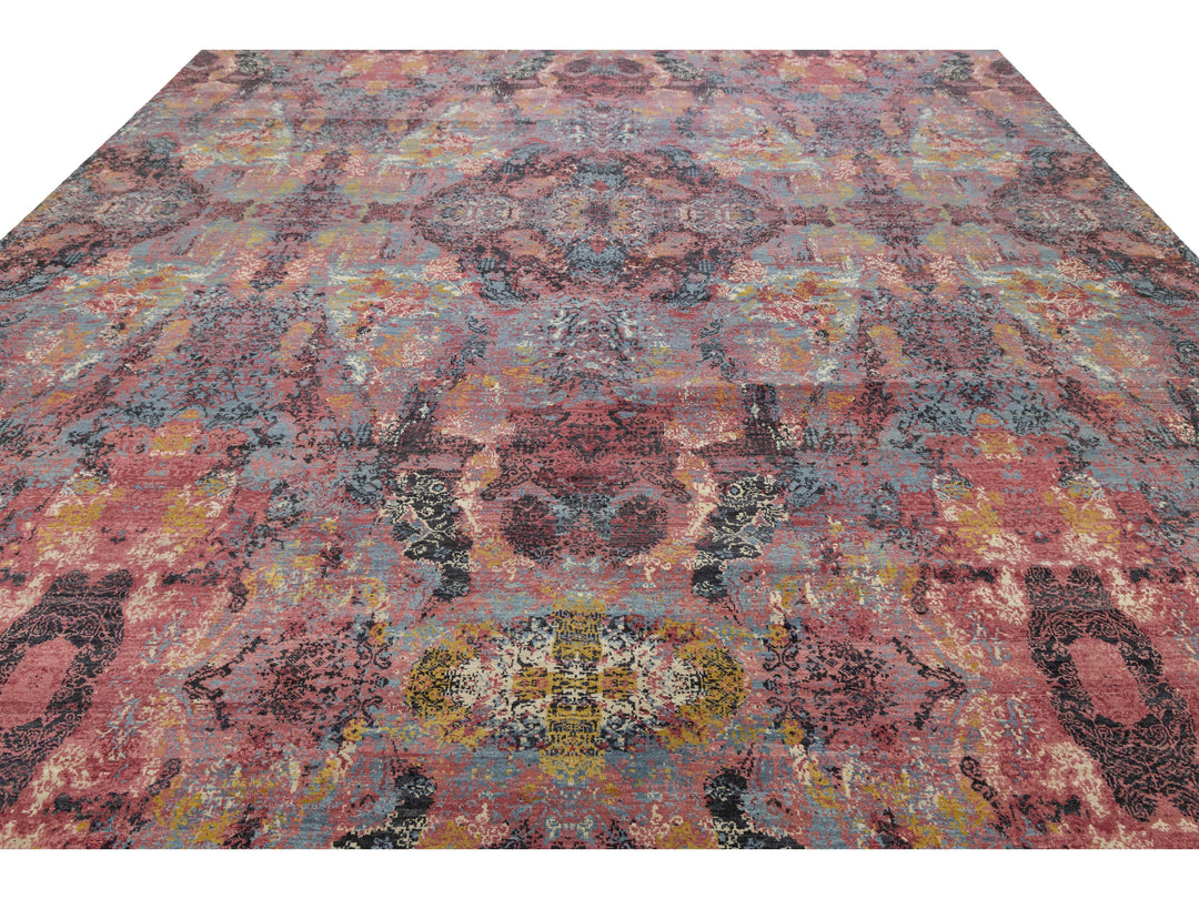 Modern Transitional Wool Rug 12 X 15