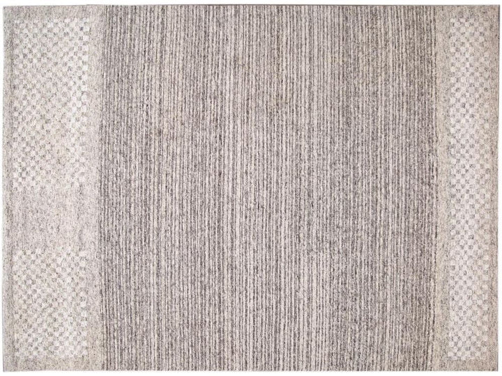 Contemporary Textured Loop Wool Rug 12 X 15
