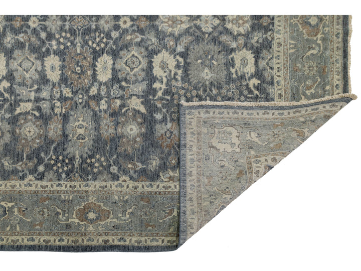 Modern Oushak Wool Rug 12 X 15