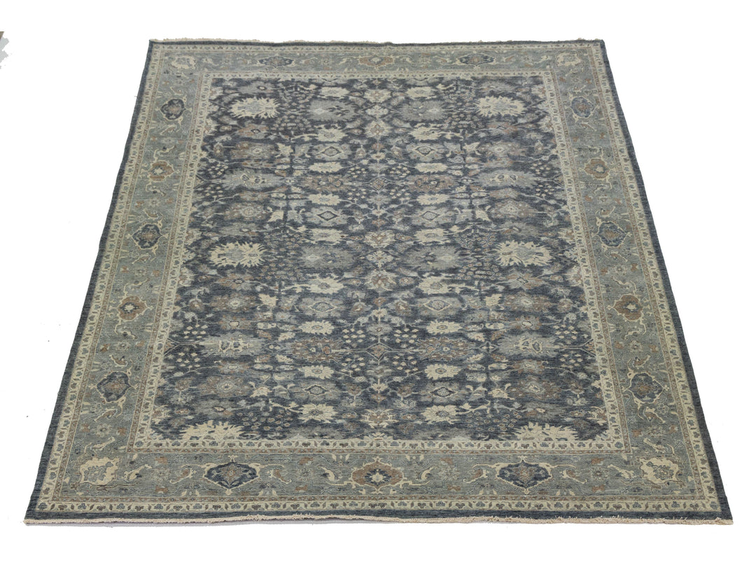 Modern Oushak Wool Rug 12 X 15