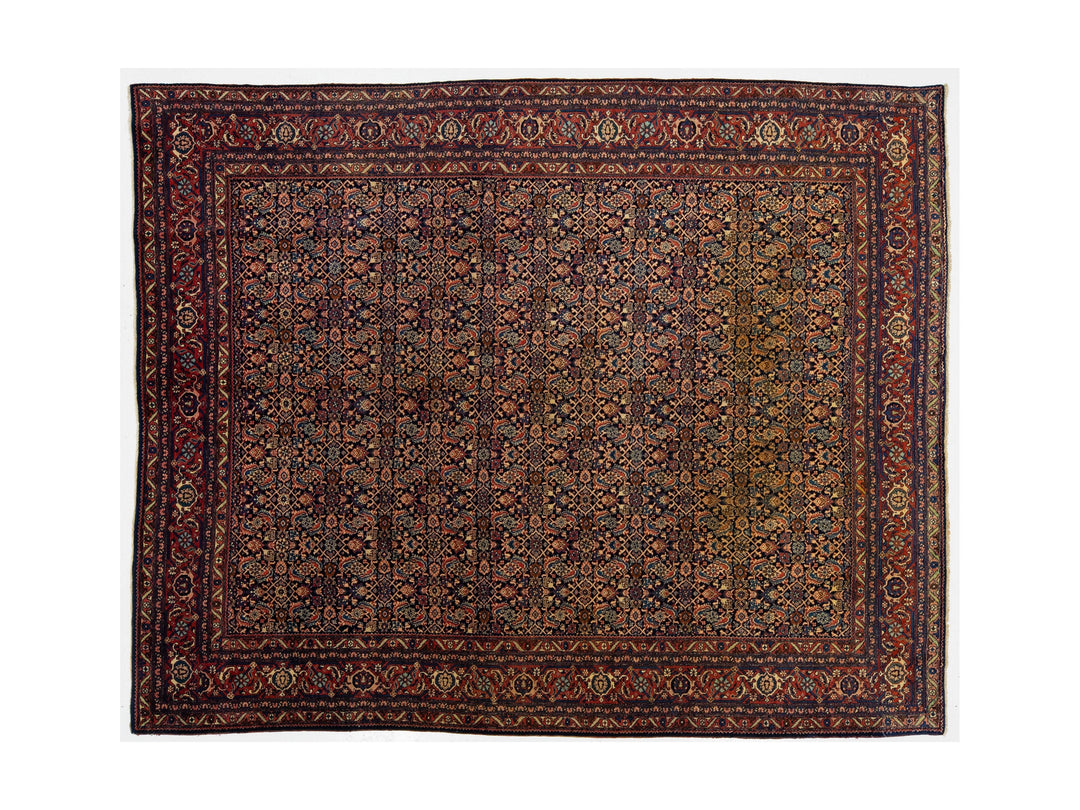 Antique Bidjar Wool Rug 8 X 10