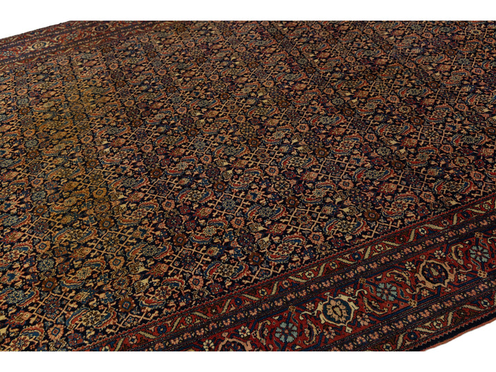 Antique Bidjar Wool Rug 8 X 10