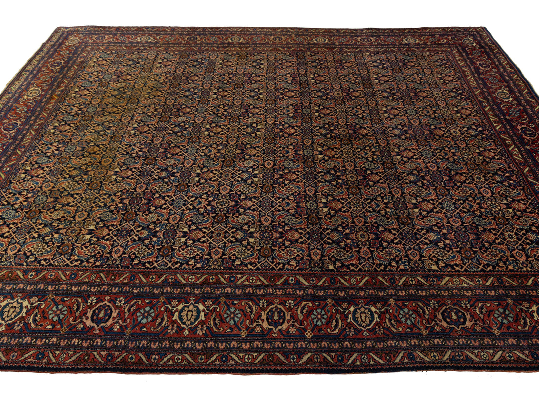 Antique Bidjar Wool Rug 8 X 10