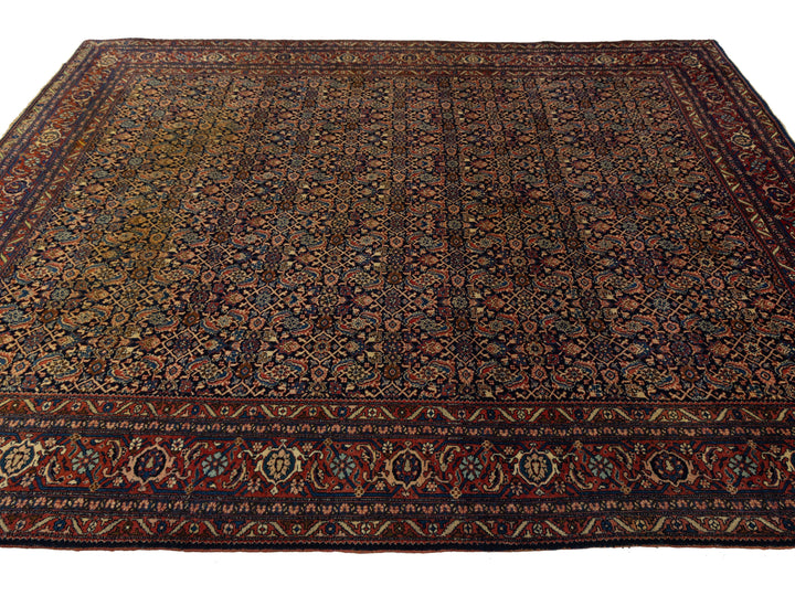 Antique Bidjar Wool Rug 8 X 10
