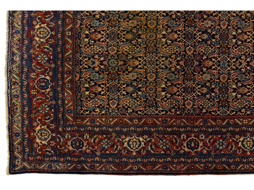 Antique Bidjar Wool Rug 8 X 10